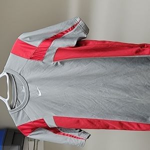 Boys XL Nike red & grey performance shirt